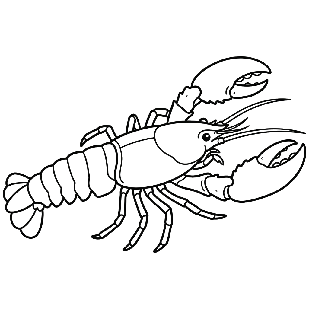 dibujos para colorear Lobster