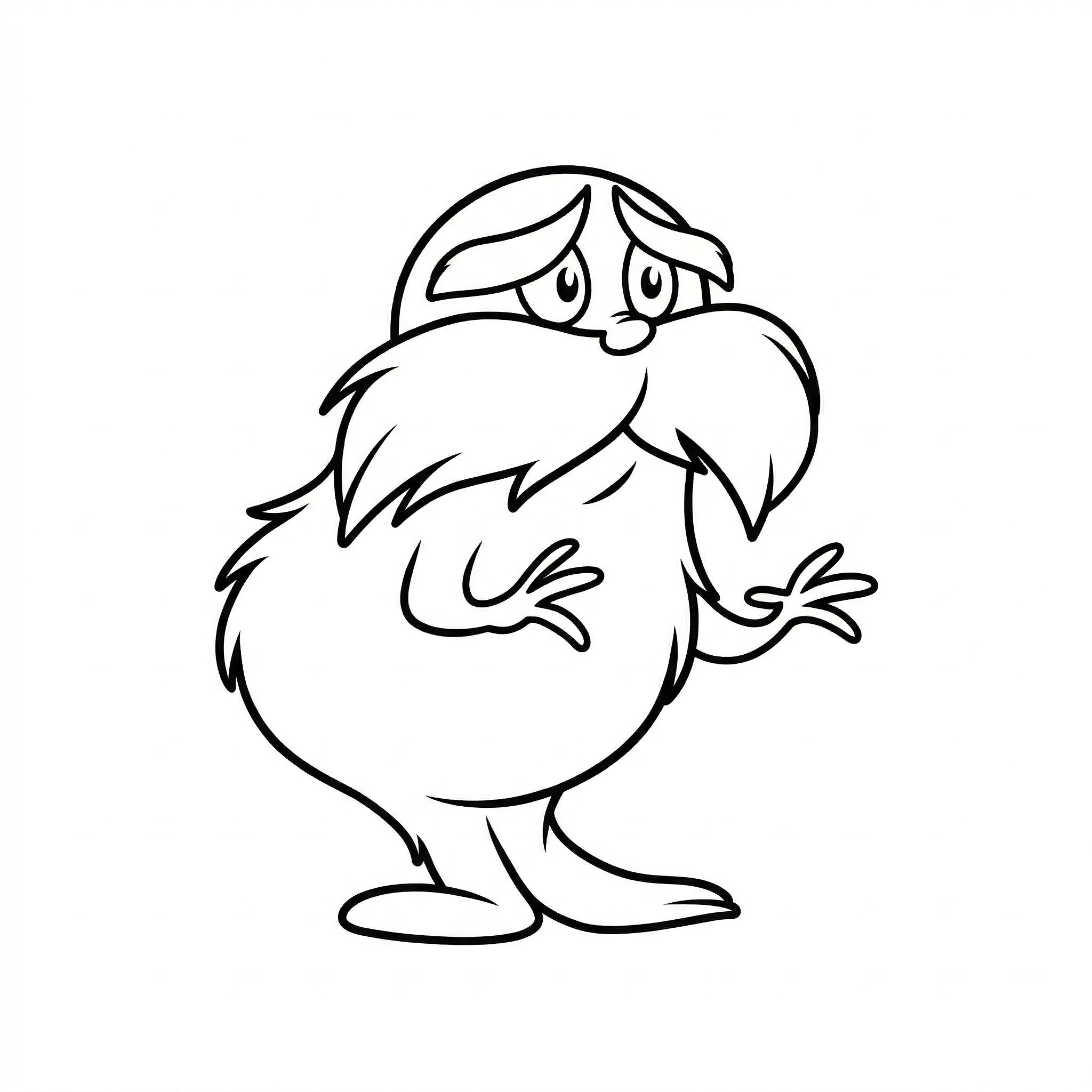 dibujos para colorear grinch Lorax 1