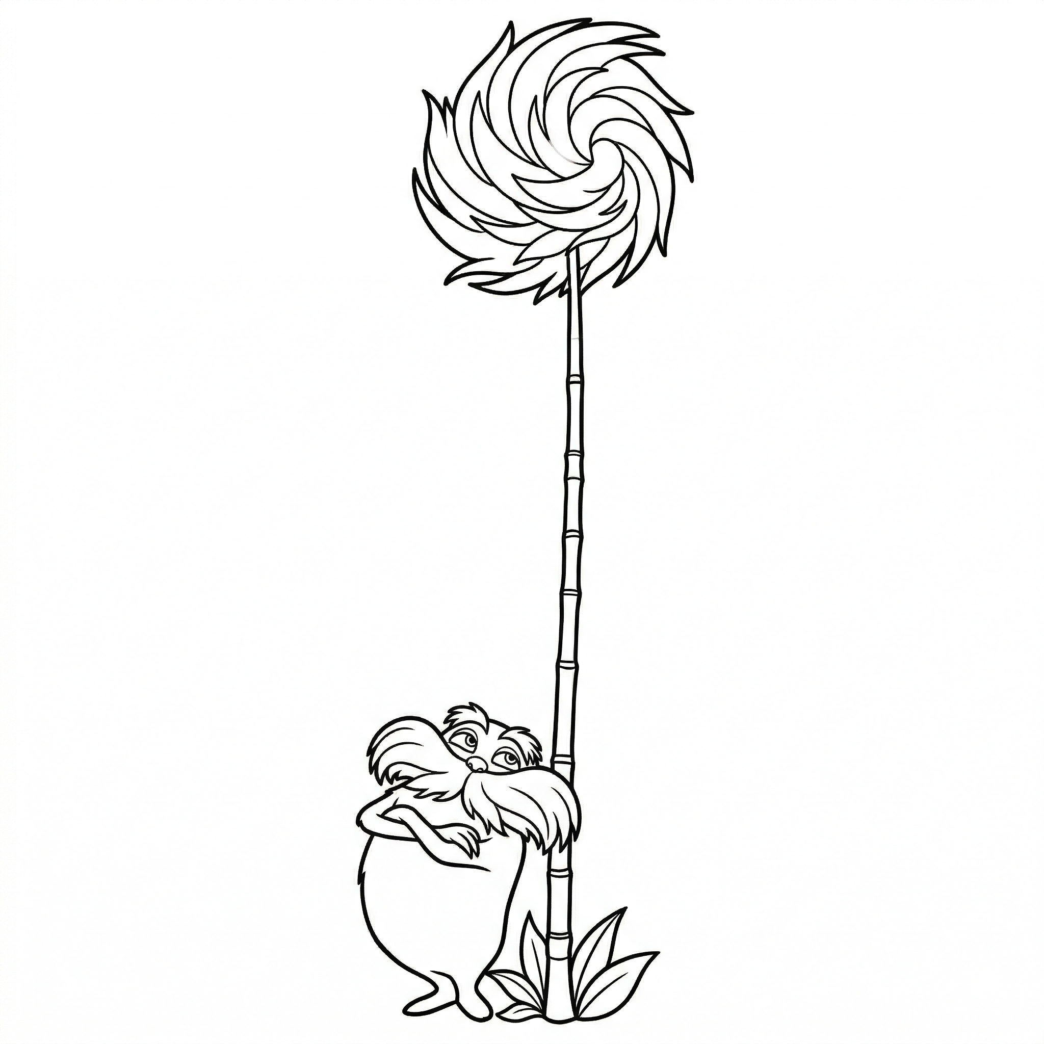 páginas para colorear de preescolar Lorax