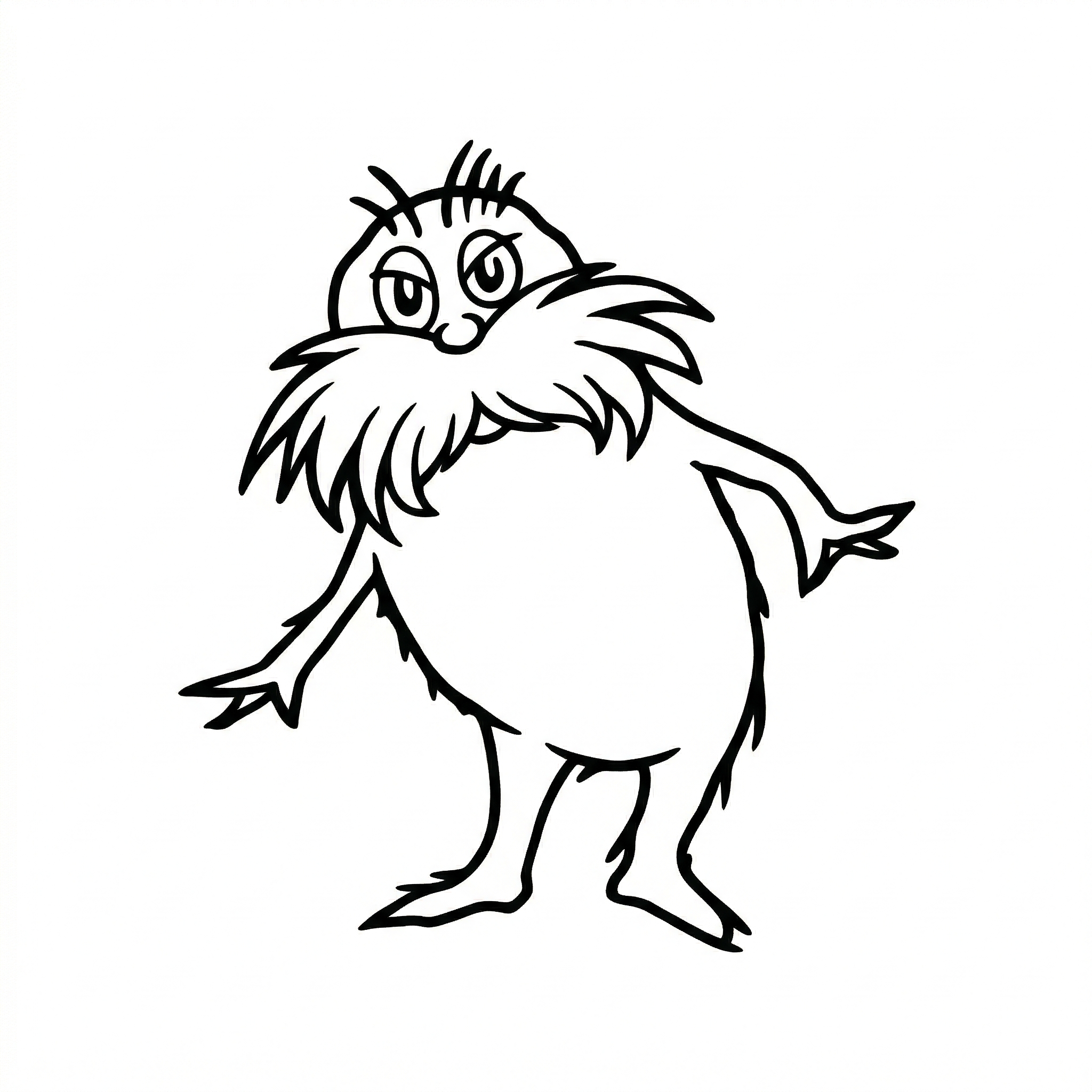 niños Lorax páginas para colorear