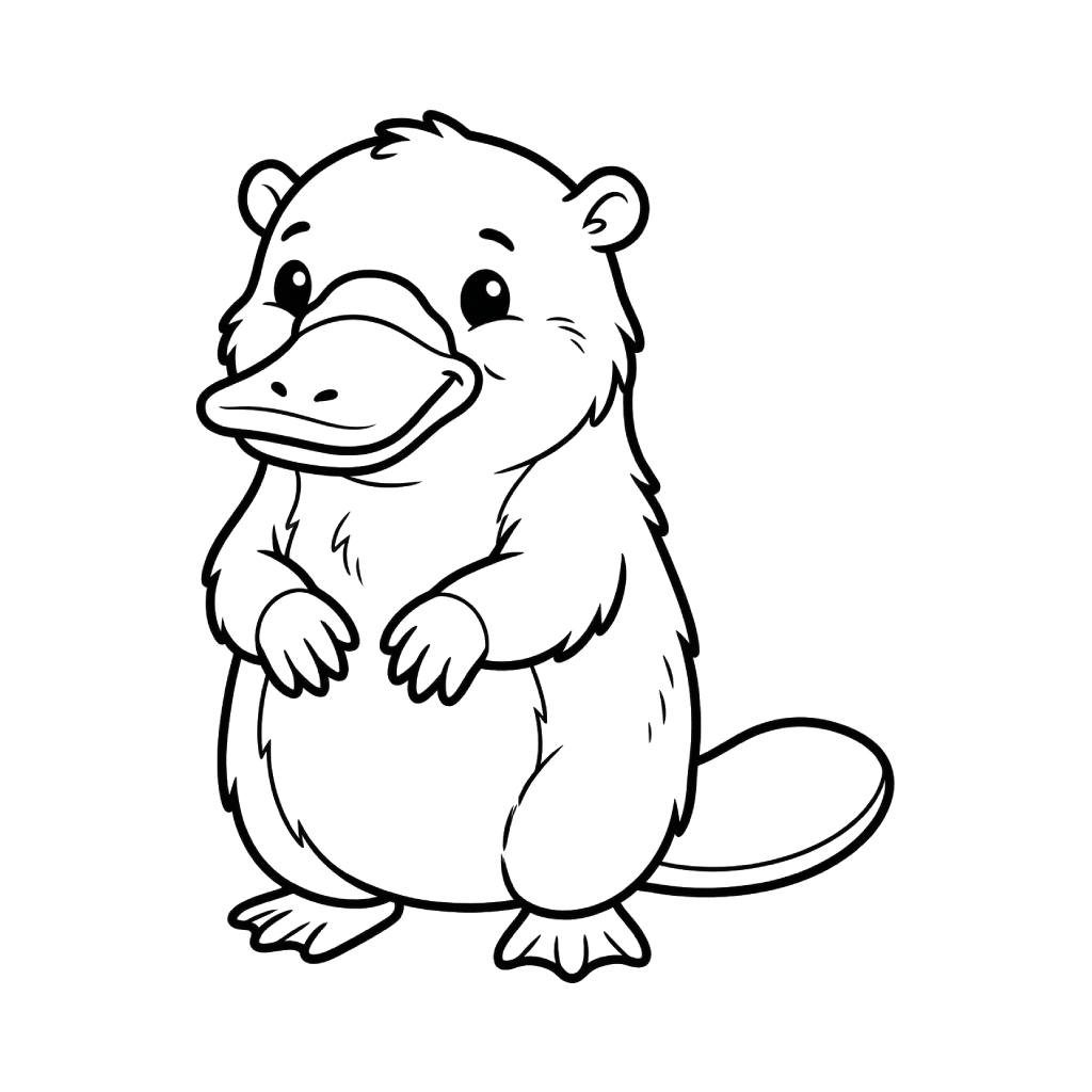 dibujos para colorear grinch Ornitorrinco