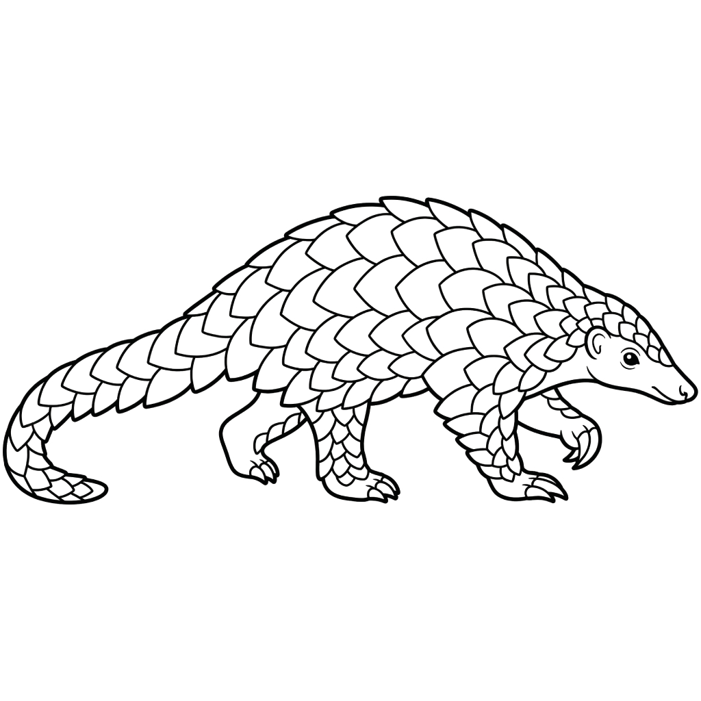 Pangolín 12 dibujos para colorear grinch Pangolín
