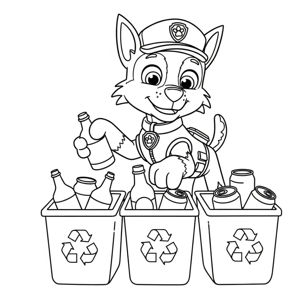 Paw Patrol 4 páginas para colorear gratis Paw Patrol pdf