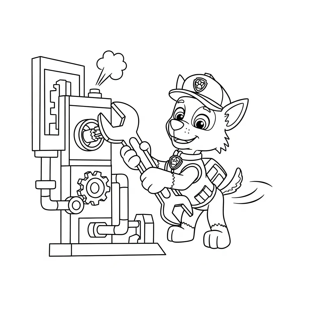 Paw Patrol 8 páginas para colorear de preescolar Paw Patrol