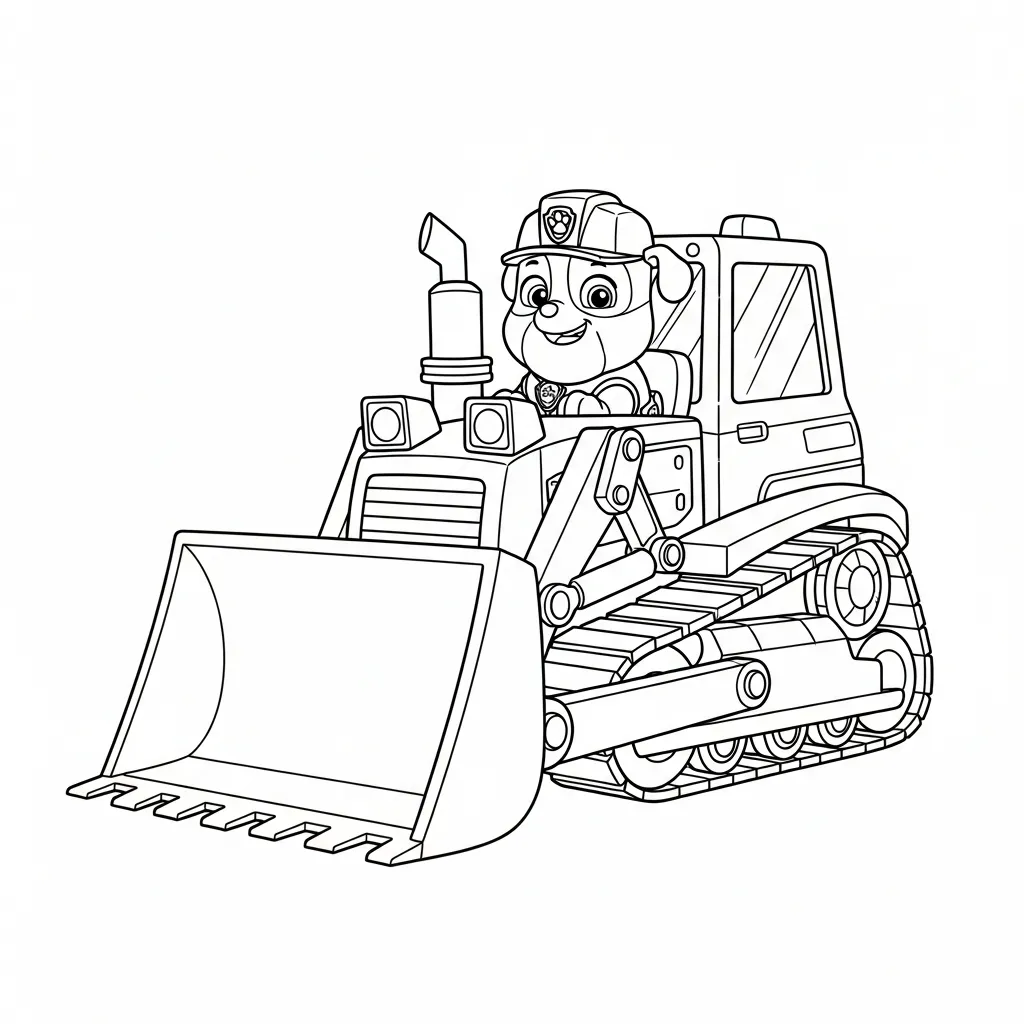 Paw Patrol 7 niños Paw Patrol páginas para colorear