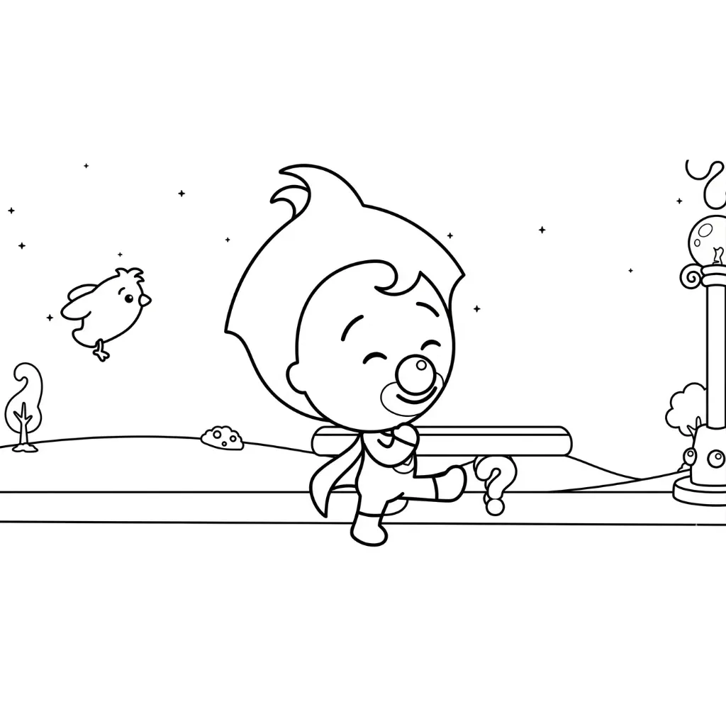 Plim Plim dibujos para colorear