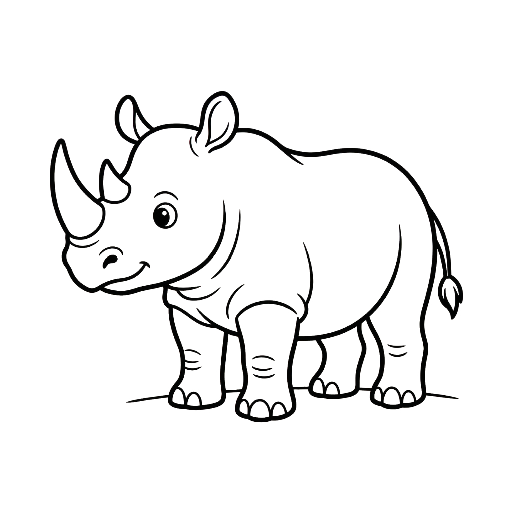 Rinoceronte dibujos para colorear grinch