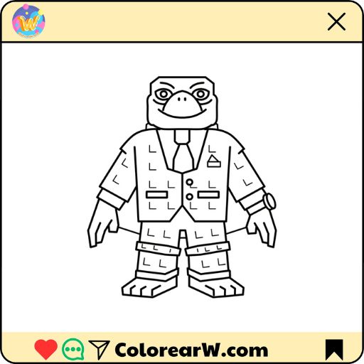 Signore Carapace para colorear thumbnail