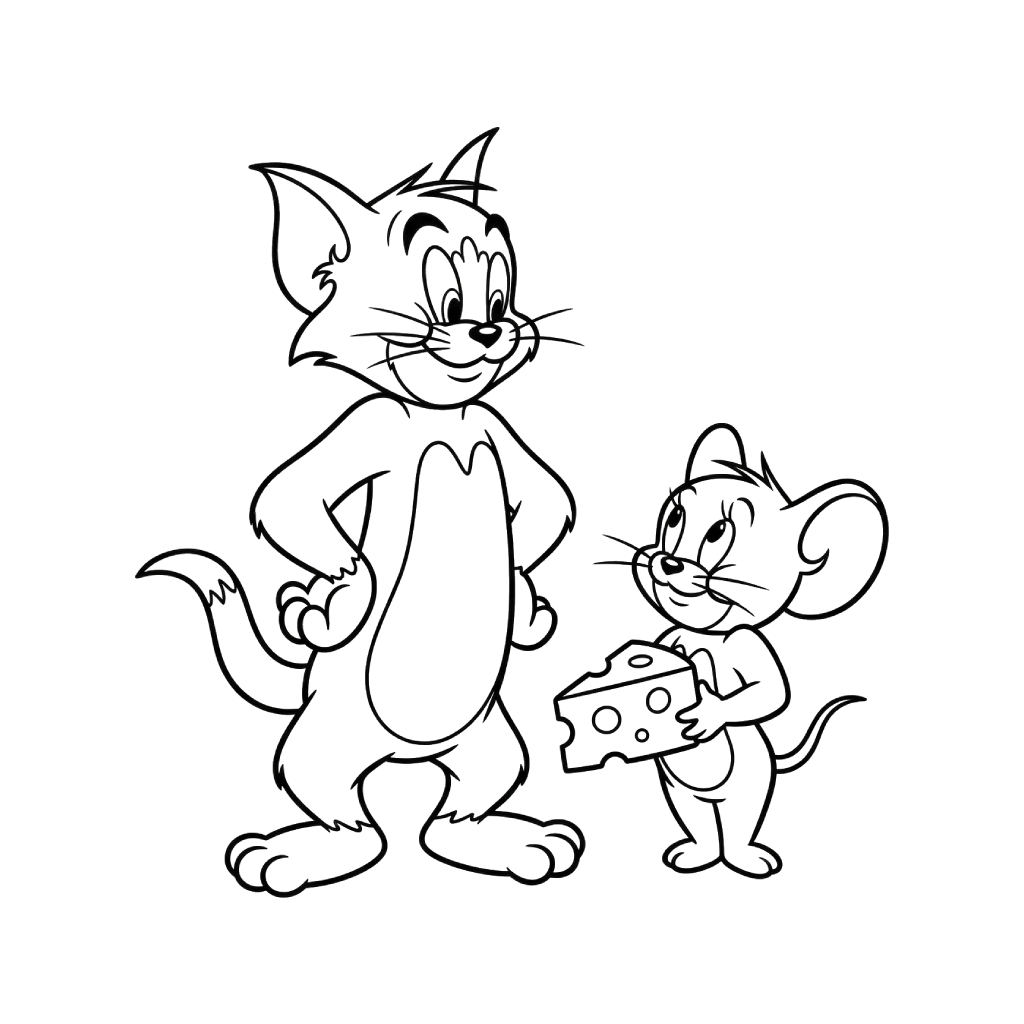 Tom y Jerry páginas para colorear gratis 2