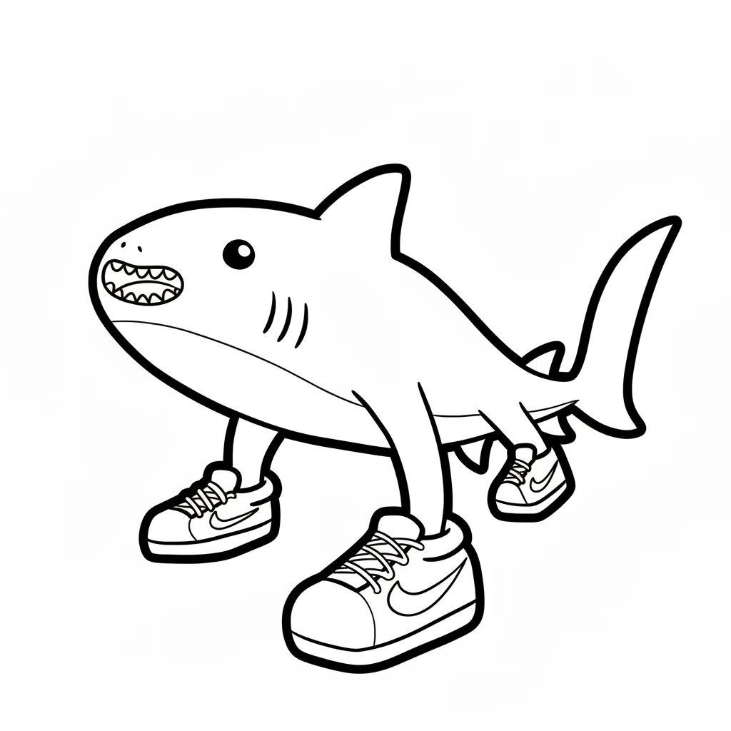 Tralalero Tralala páginas para colorear