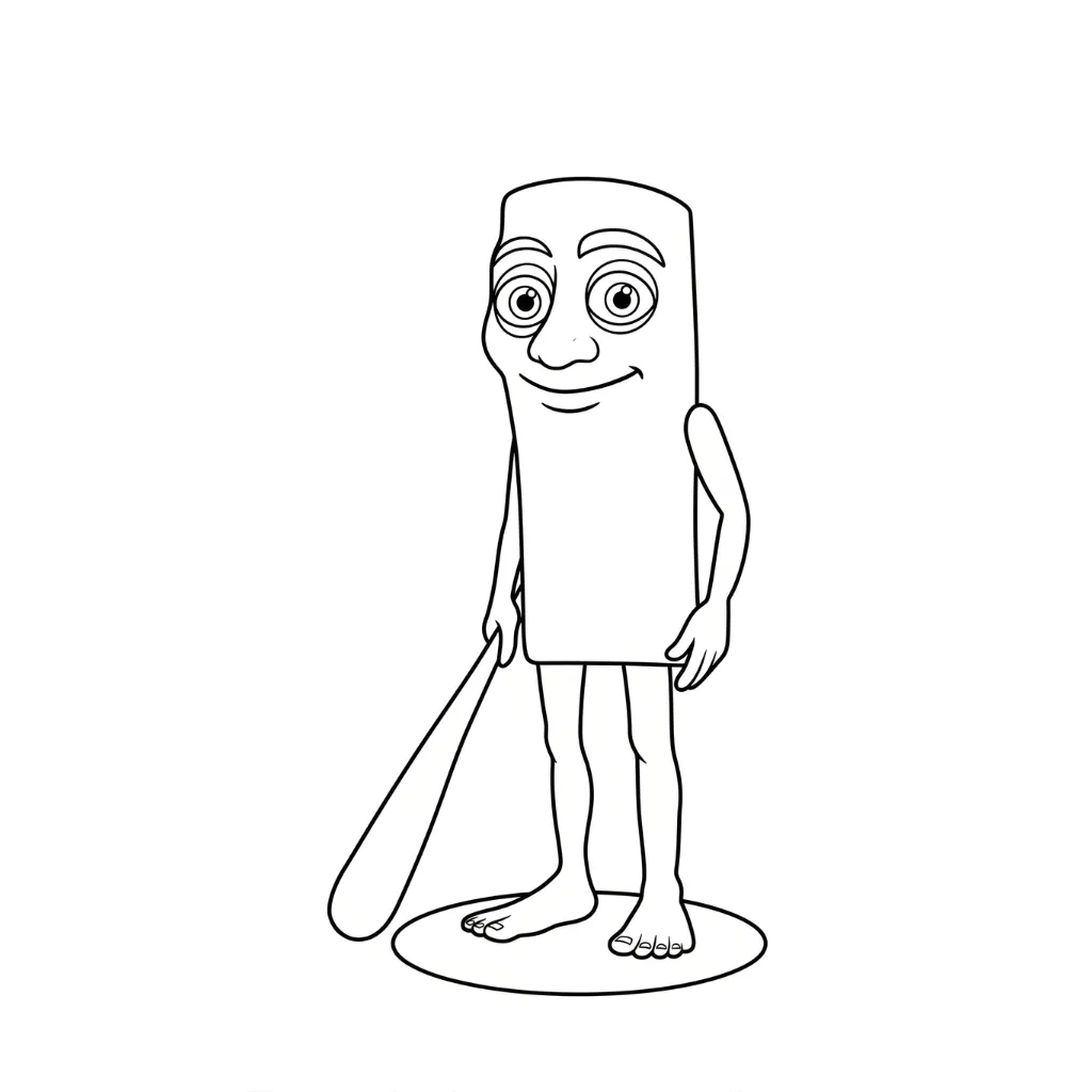 Tung Tung Tung Sahur páginas para colorear