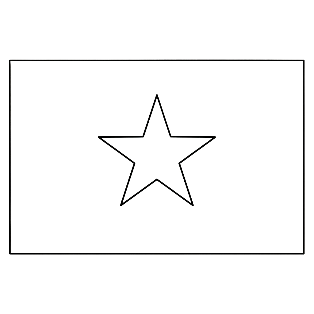 Vietnam 8 páginas para colorear de preescolar Vietnam