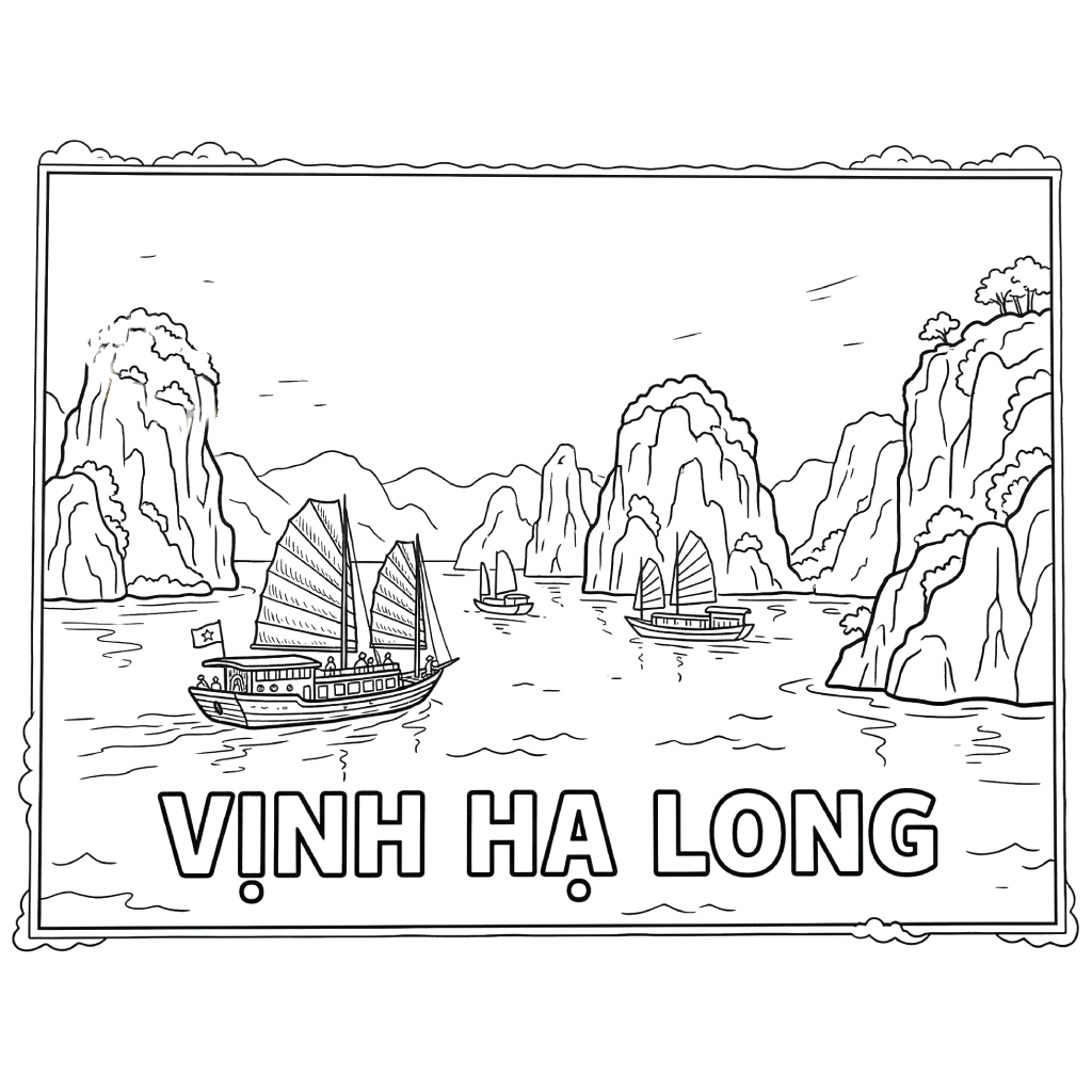 Vietnam 11 páginas para colorear gratis para adultos Vietnam