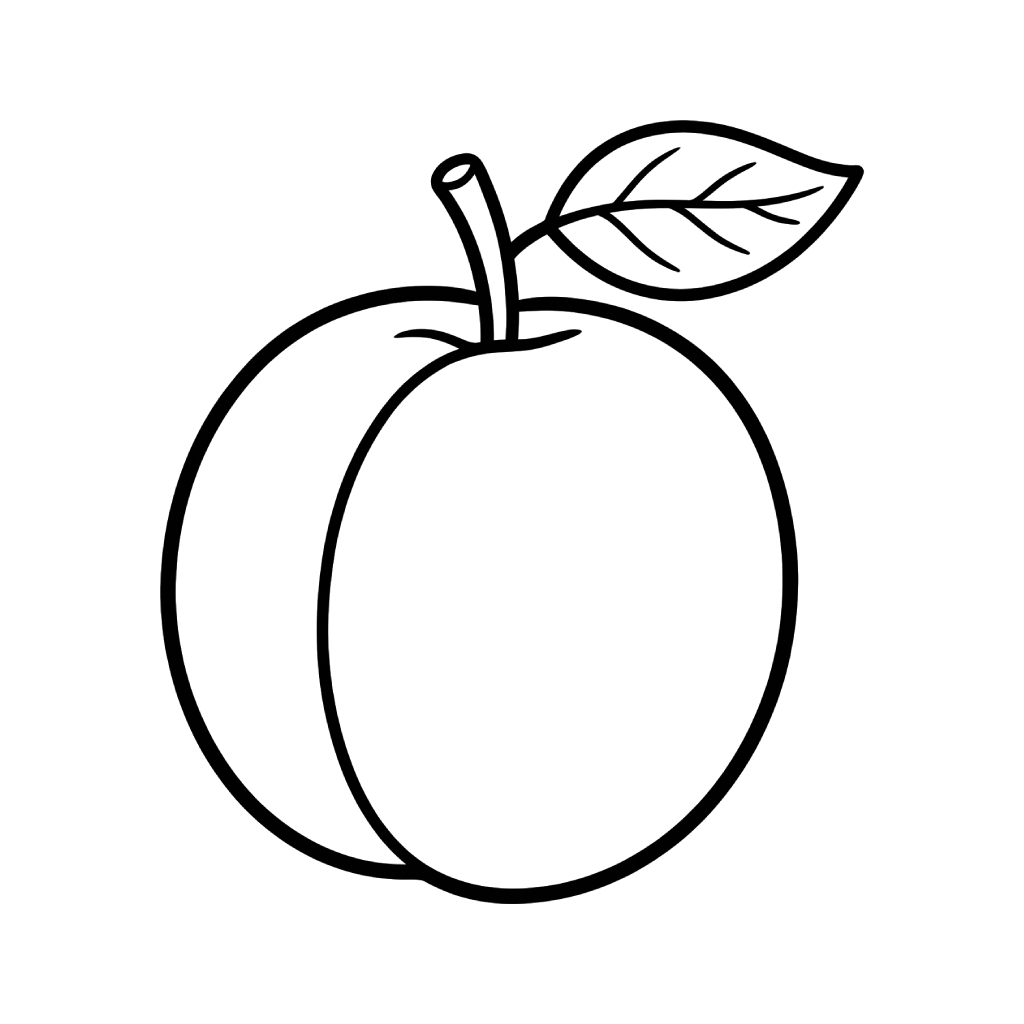 páginas para colorear para adultos Albaricoque