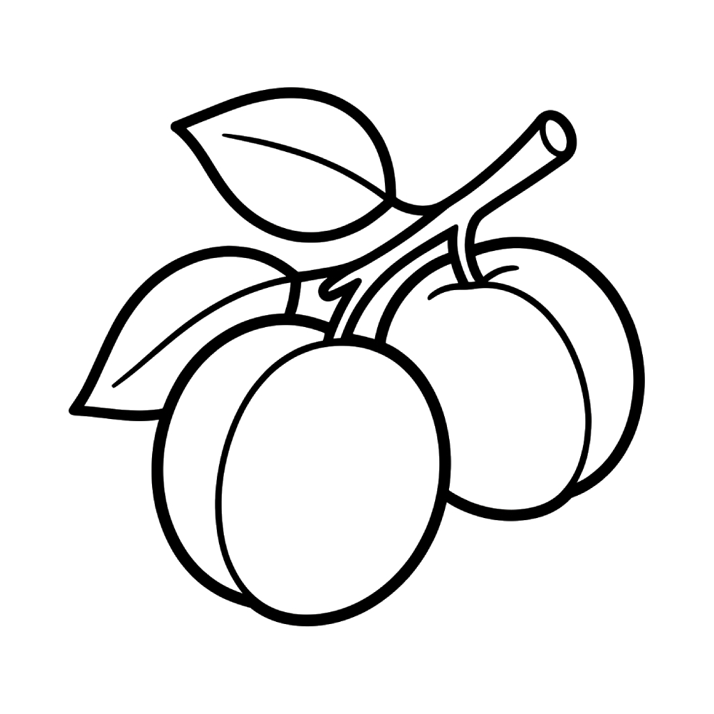 felices páginas para colorear Albaricoque