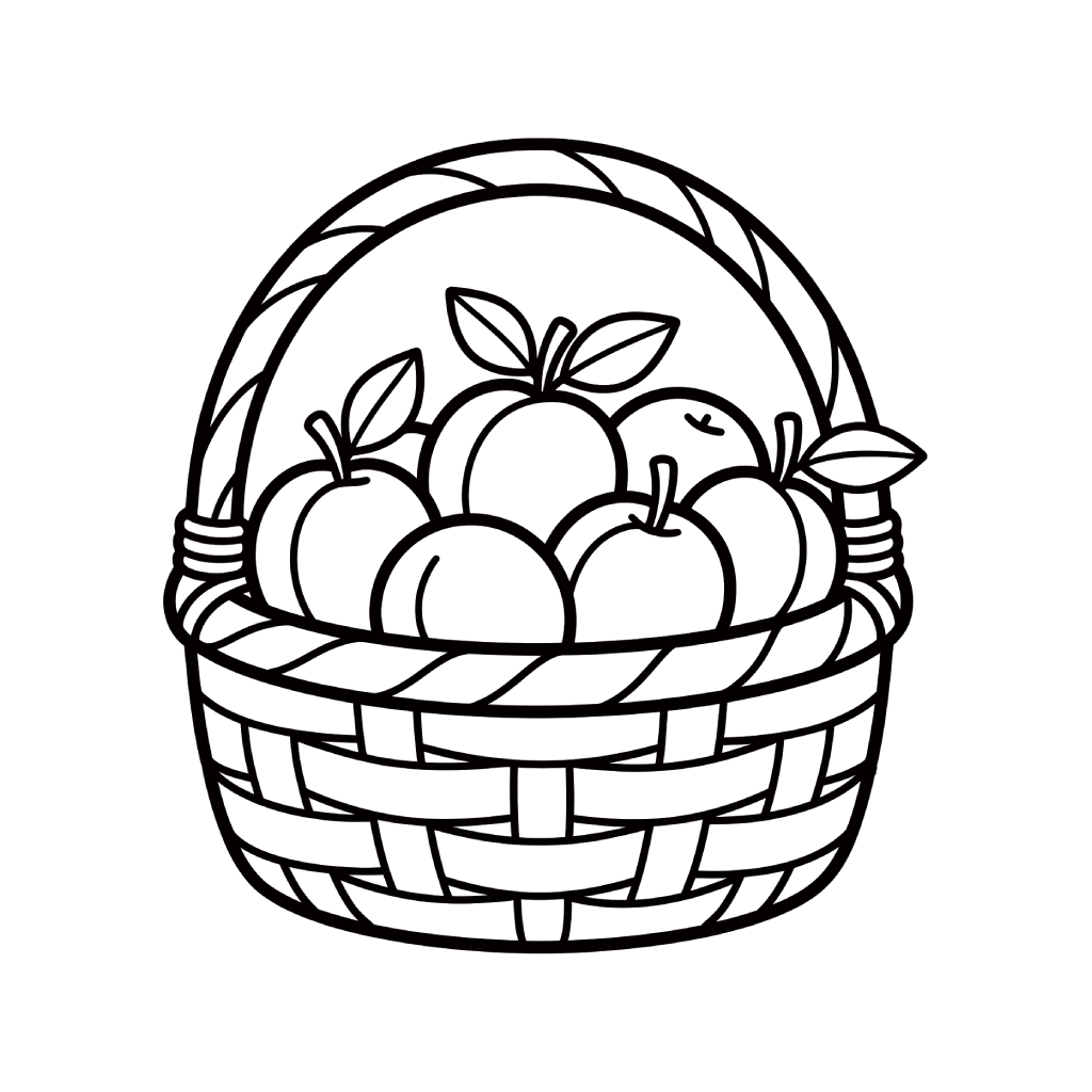 páginas para colorear de árboles Albaricoque gratis