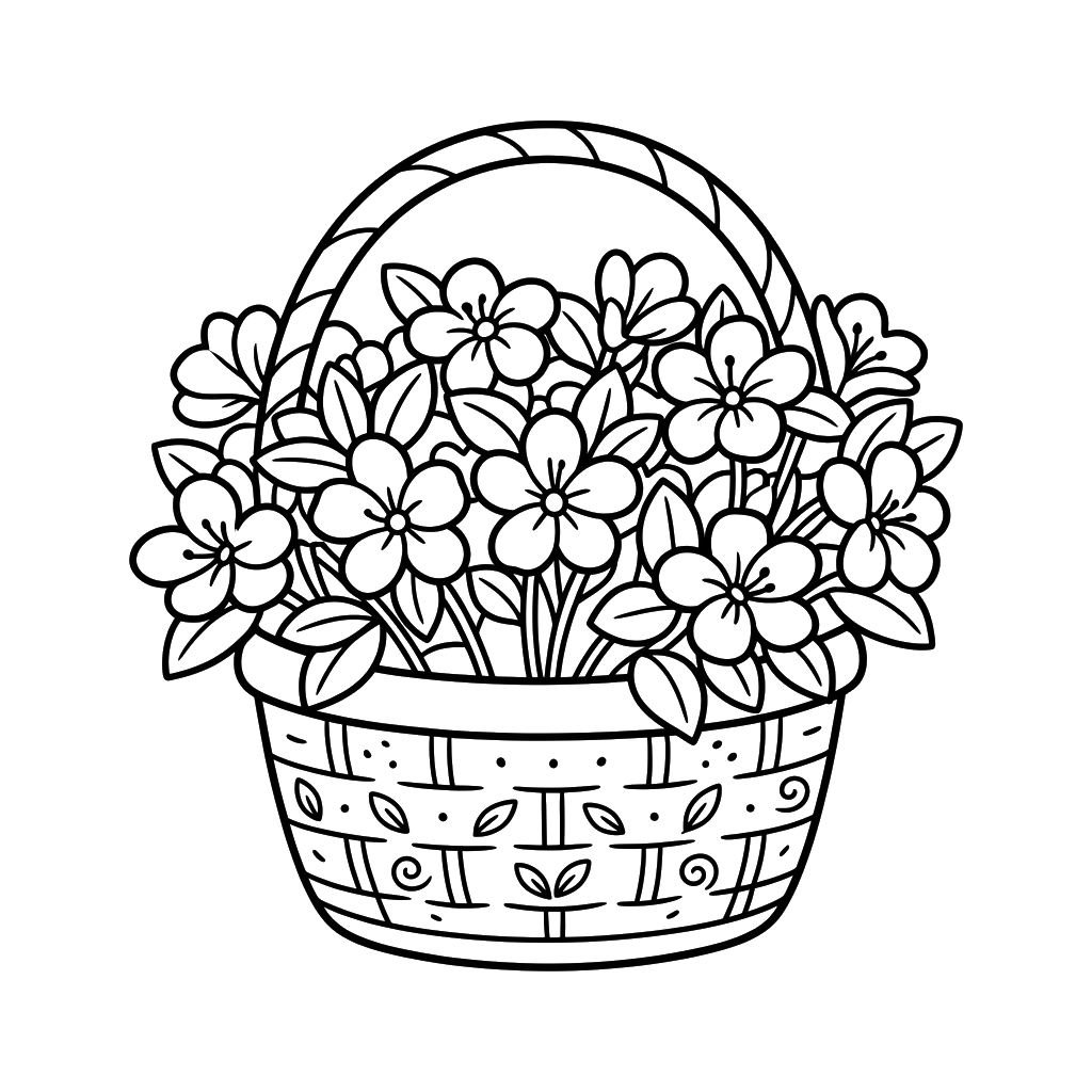 páginas para colorear gratis Azalea pdf