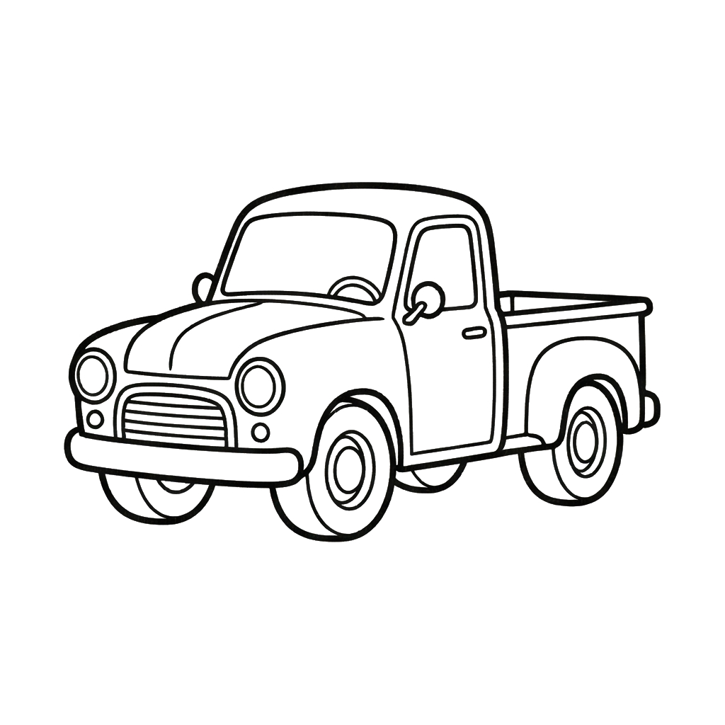 Camionetas Pickup 23 Camionetas Pickup páginas para colorear para imprimir