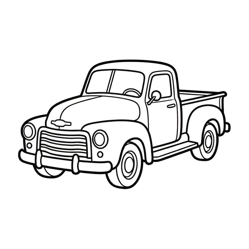 Camionetas Pickup 13 Camionetas Pickup páginas para colorear gratis