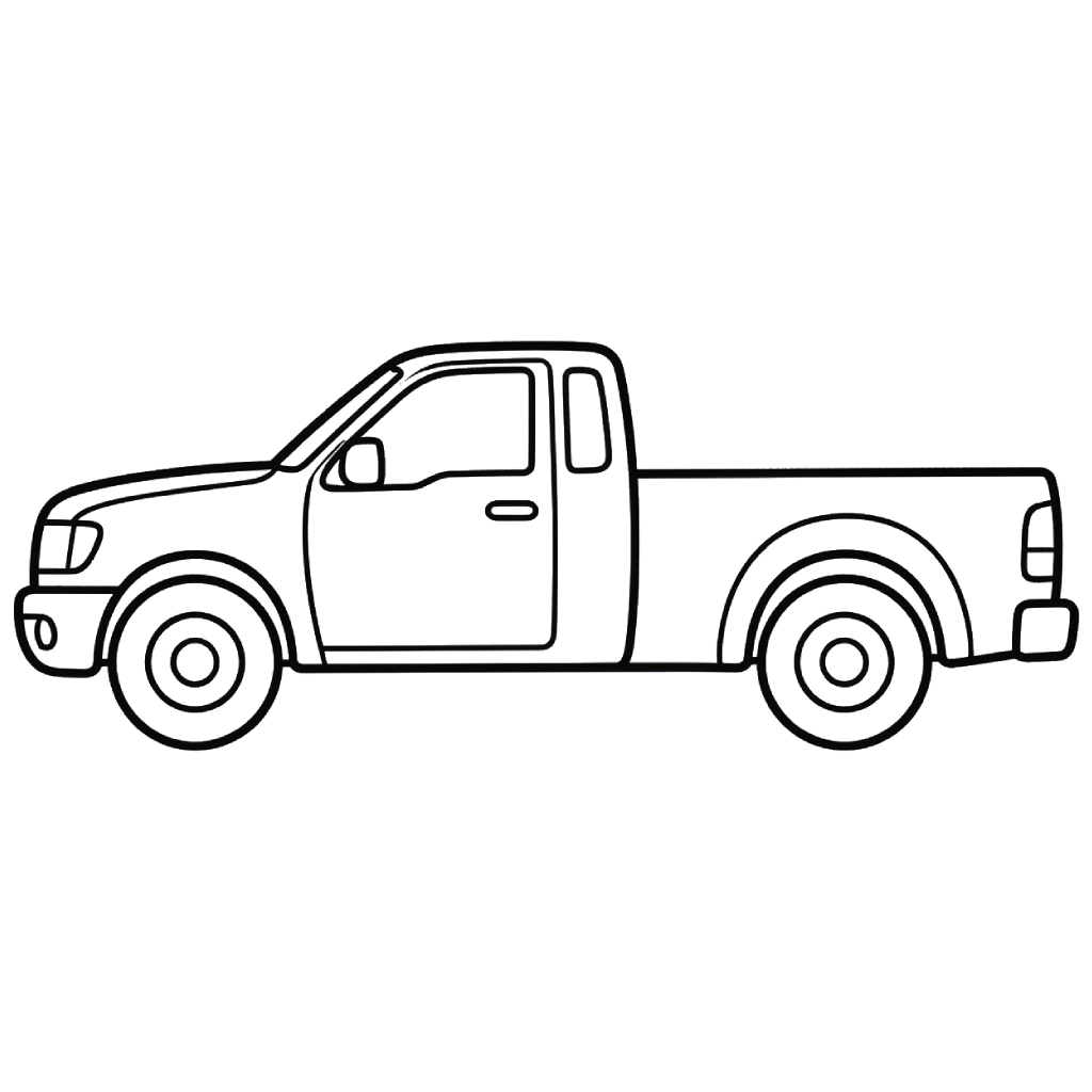 Camionetas Pickup 31 Camionetas Pickup páginas para colorear imprimibles 2