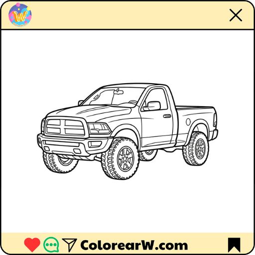 Camionetas Pickup para colorear thumbnail