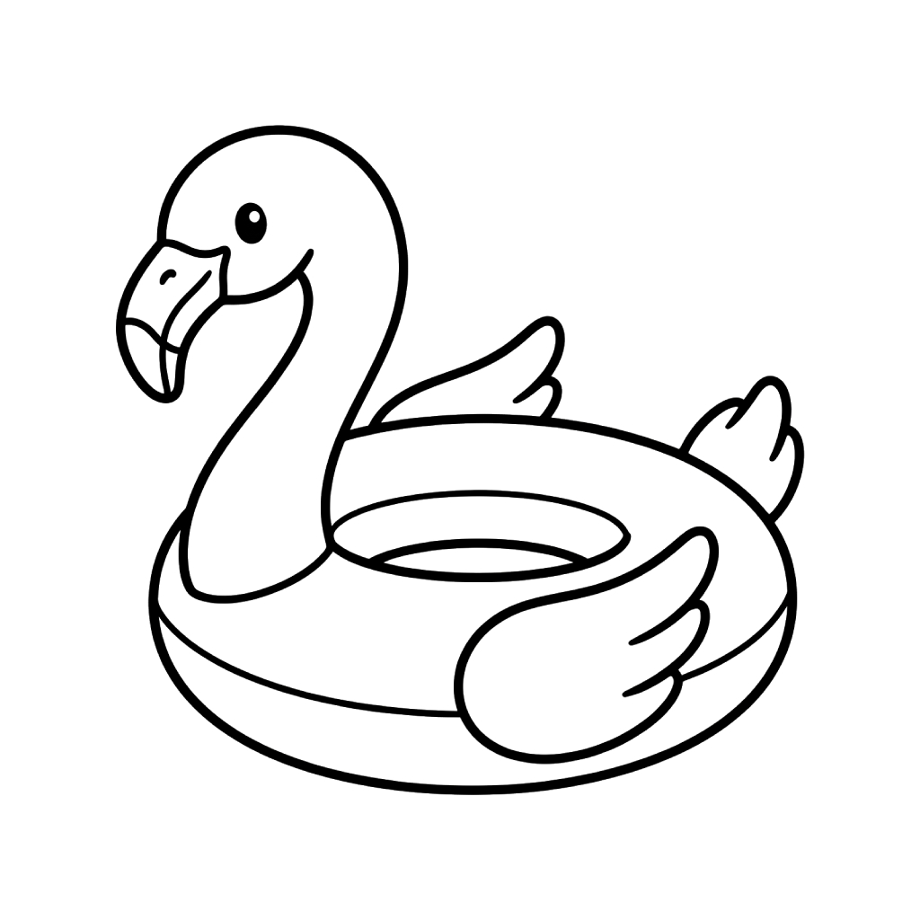 Flotador de Piscina páginas para colorear para imprimir gratis