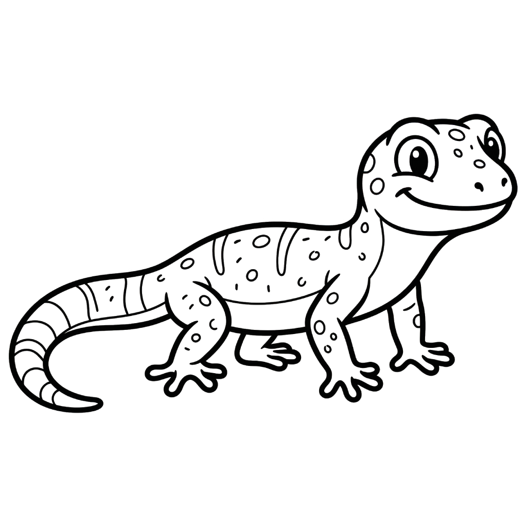 páginas para colorear de árboles Geco gratis