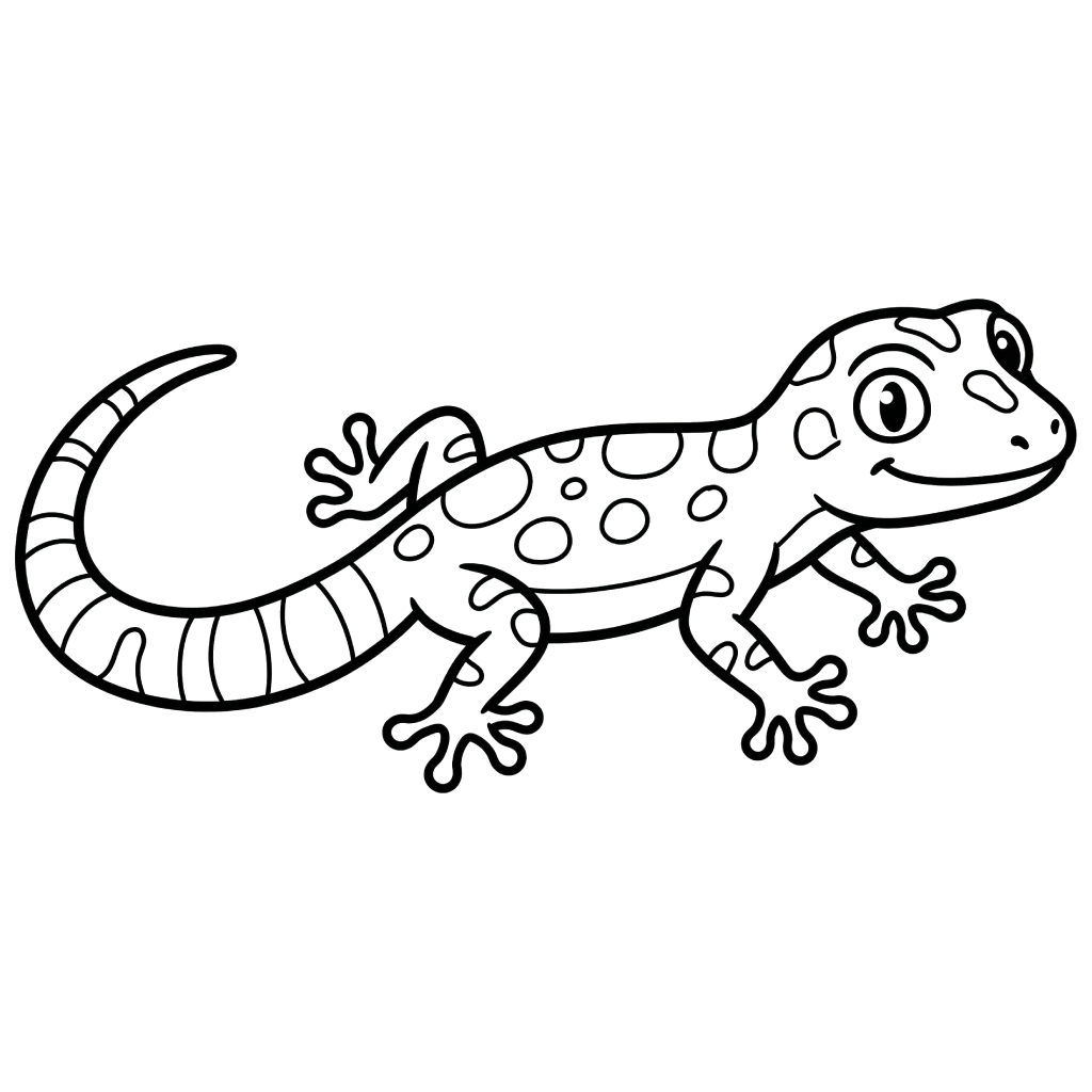 Geco dibujos para colorear