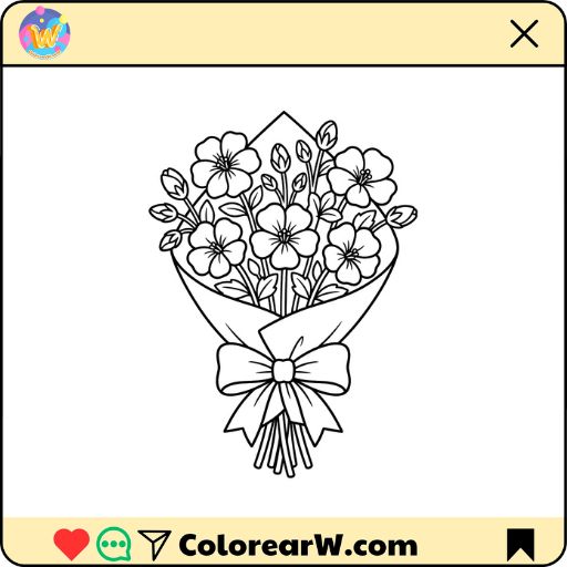 Geranio para colorear thumbnail