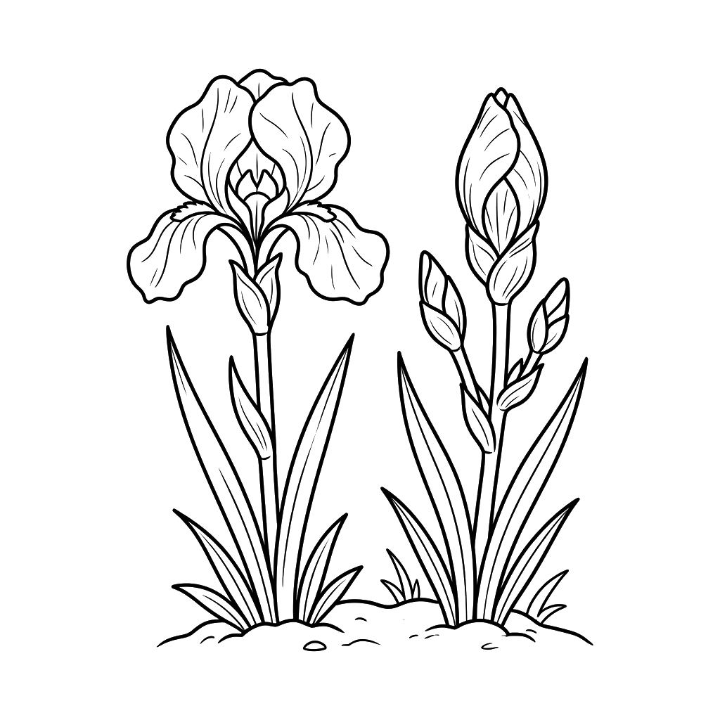 Iris dibujos para colorear grinch