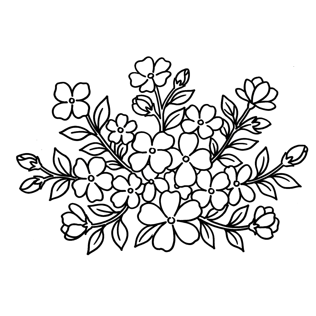 Jazmín páginas para colorear para imprimir gratis