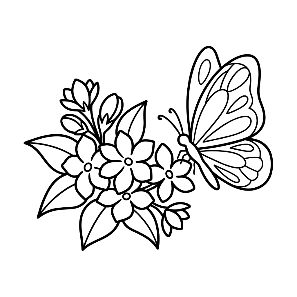 páginas para colorear para imprimir gratis Jazmín 1