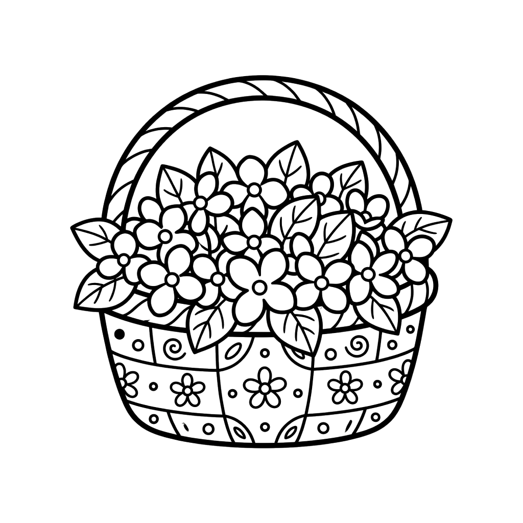 páginas para colorear gratis para adultos Jazmín