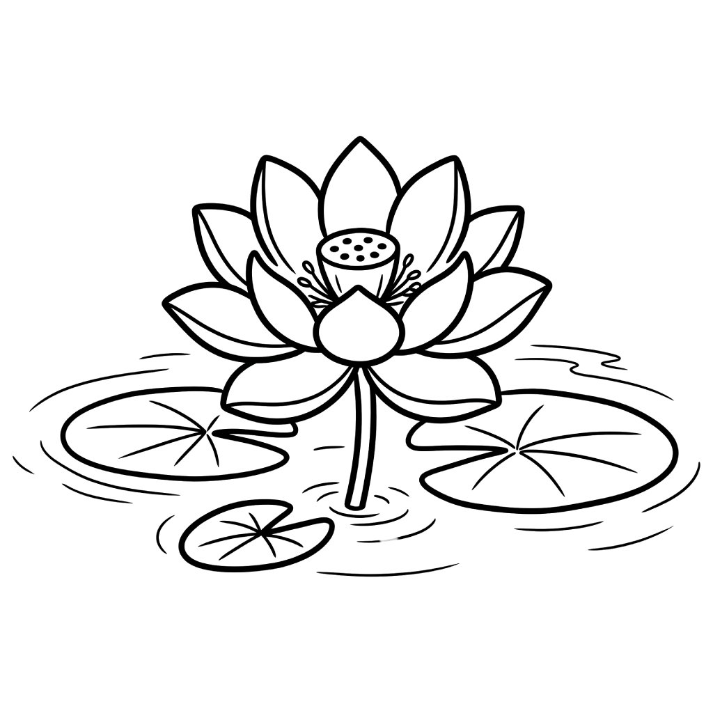 Loto páginas para colorear para niños