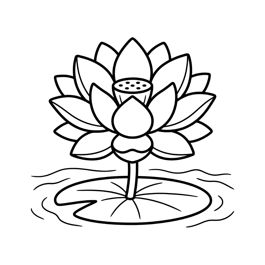 Loto adornos para colorear