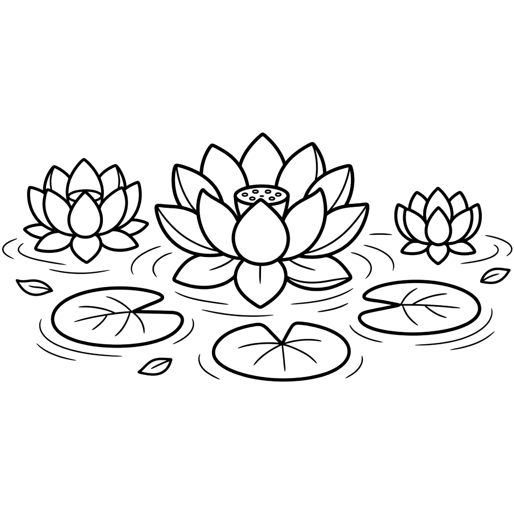 lindas páginas para colorear Loto