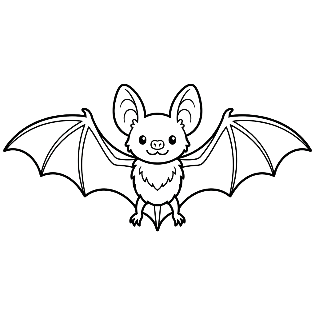 páginas para colorear detalladas de Murciélago para adultos