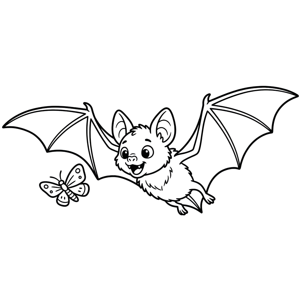 dibujos para colorear grinch Murciélago 1