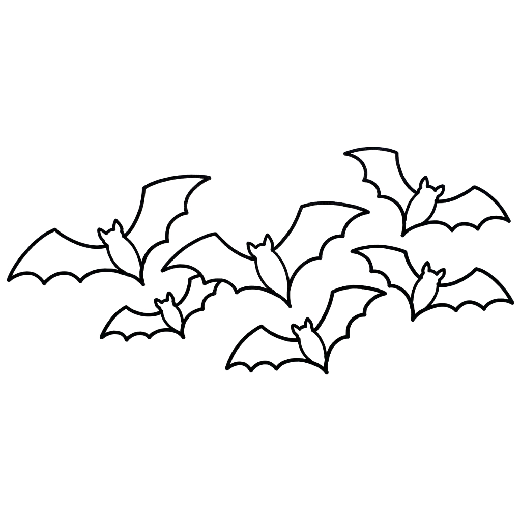 colorear páginas de Murciélago