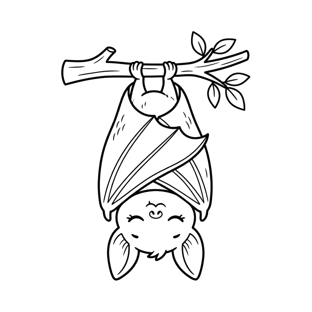 Murciélago páginas para colorear gratis