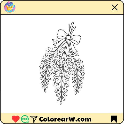 Árbol de Lluvia Dorada para colorear thumbnail