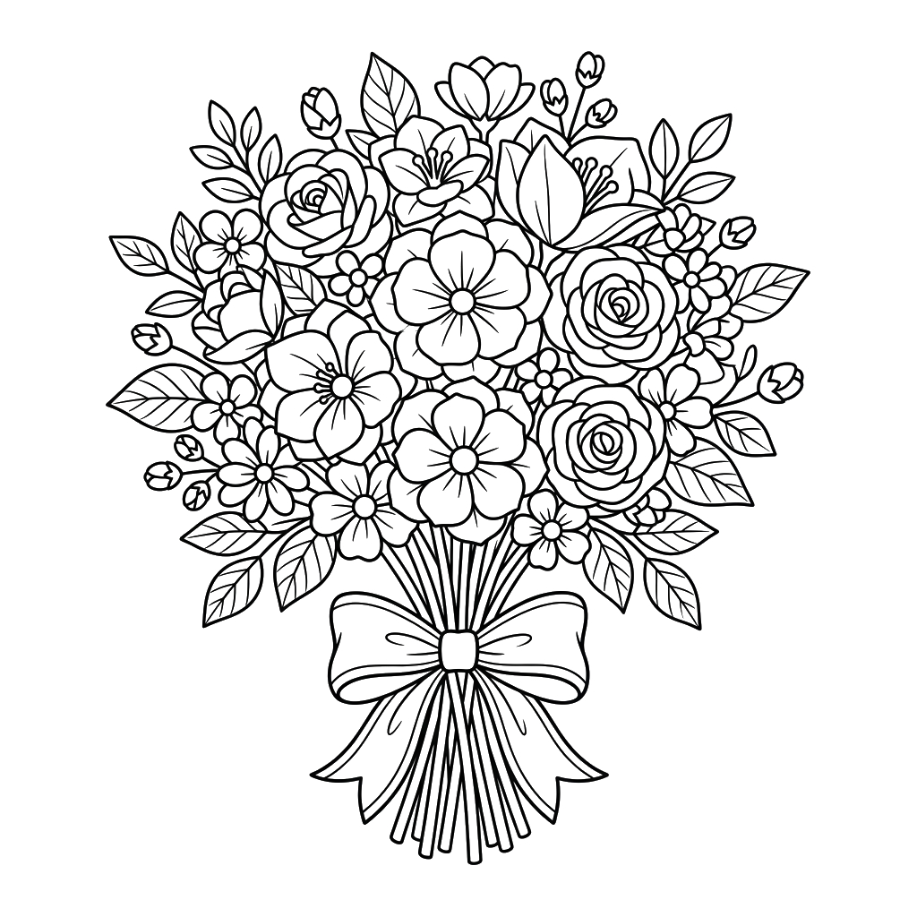 dibujos para colorear Buganvilla