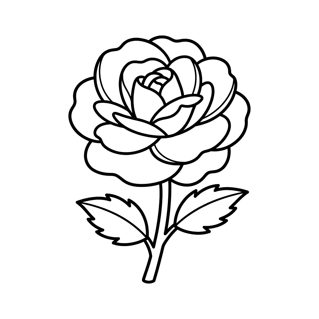 páginas para colorear imprimibles Camelia