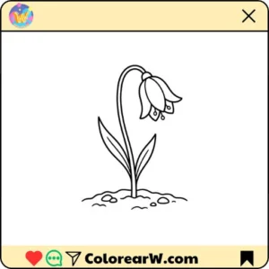 Campanilla Azul para colorear thumbnail