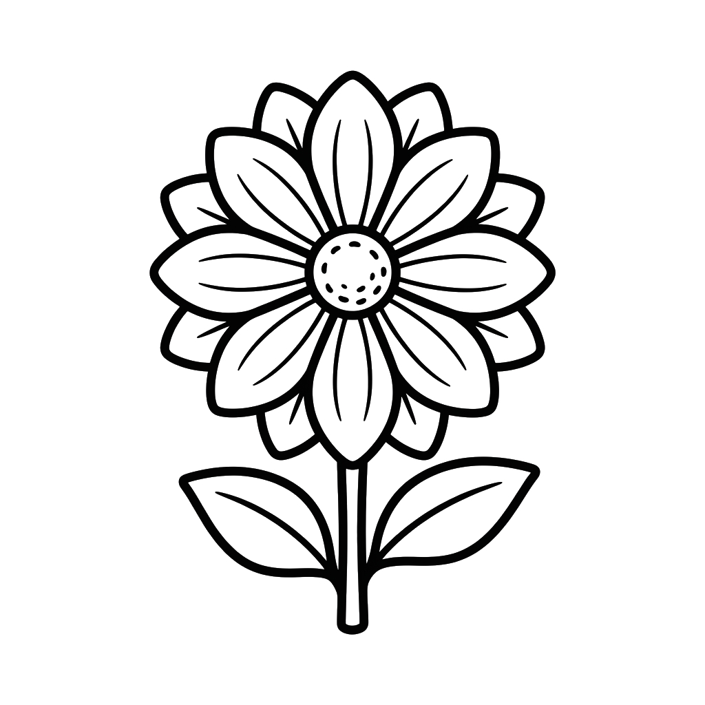 Dalia dibujos para colorear