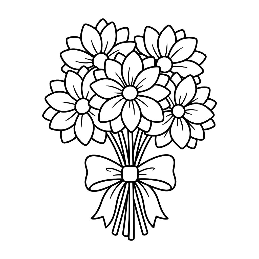 páginas para colorear imprimibles Dalia