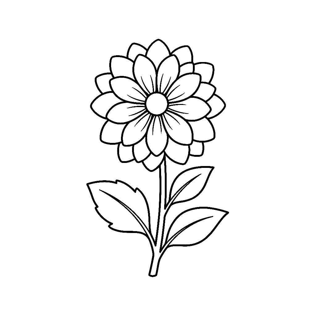 Dalia páginas para colorear gratis