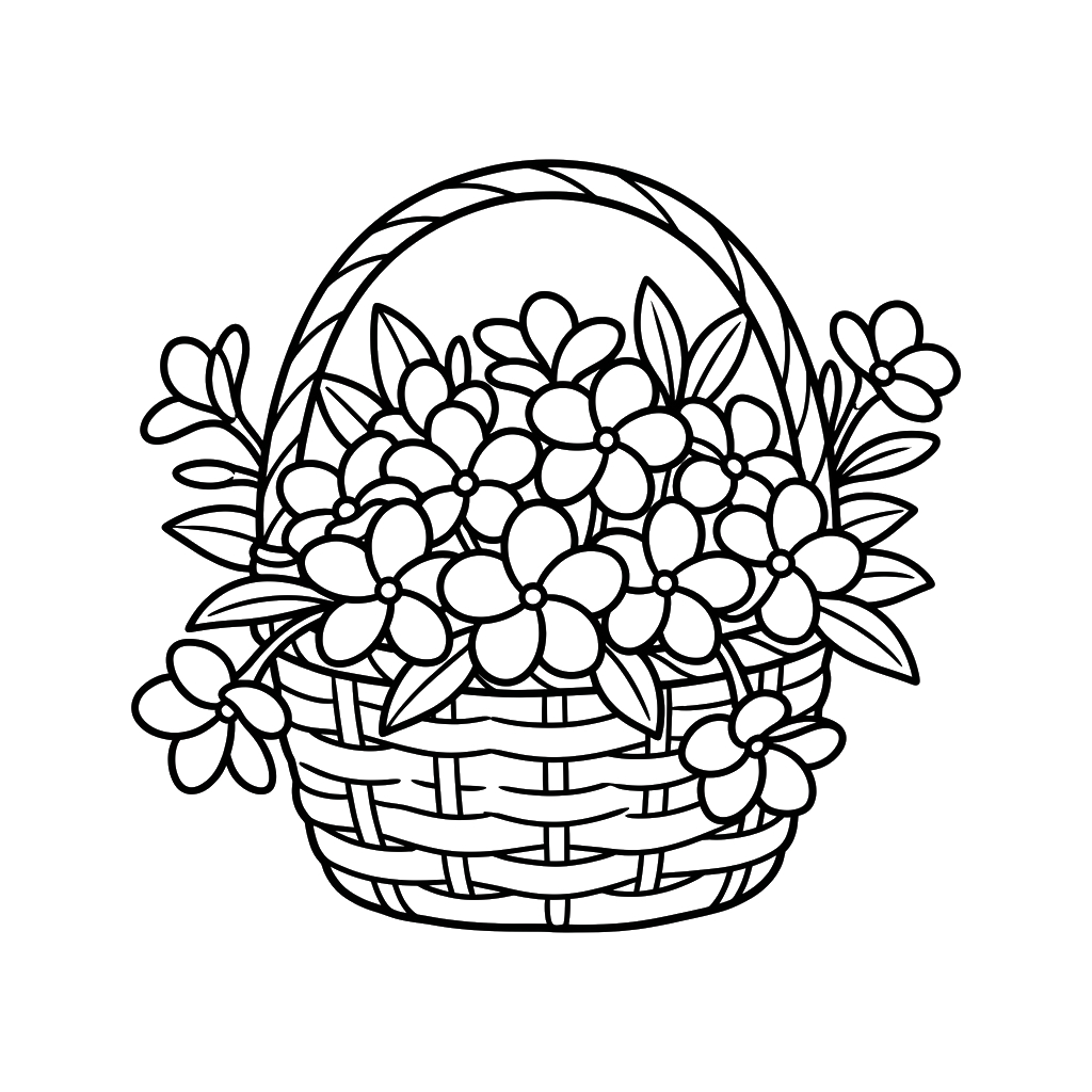 páginas para colorear Frangipani imprimibles gratis 1