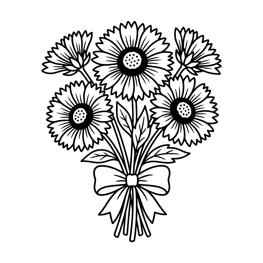 Gallardia páginas para colorear gratis
