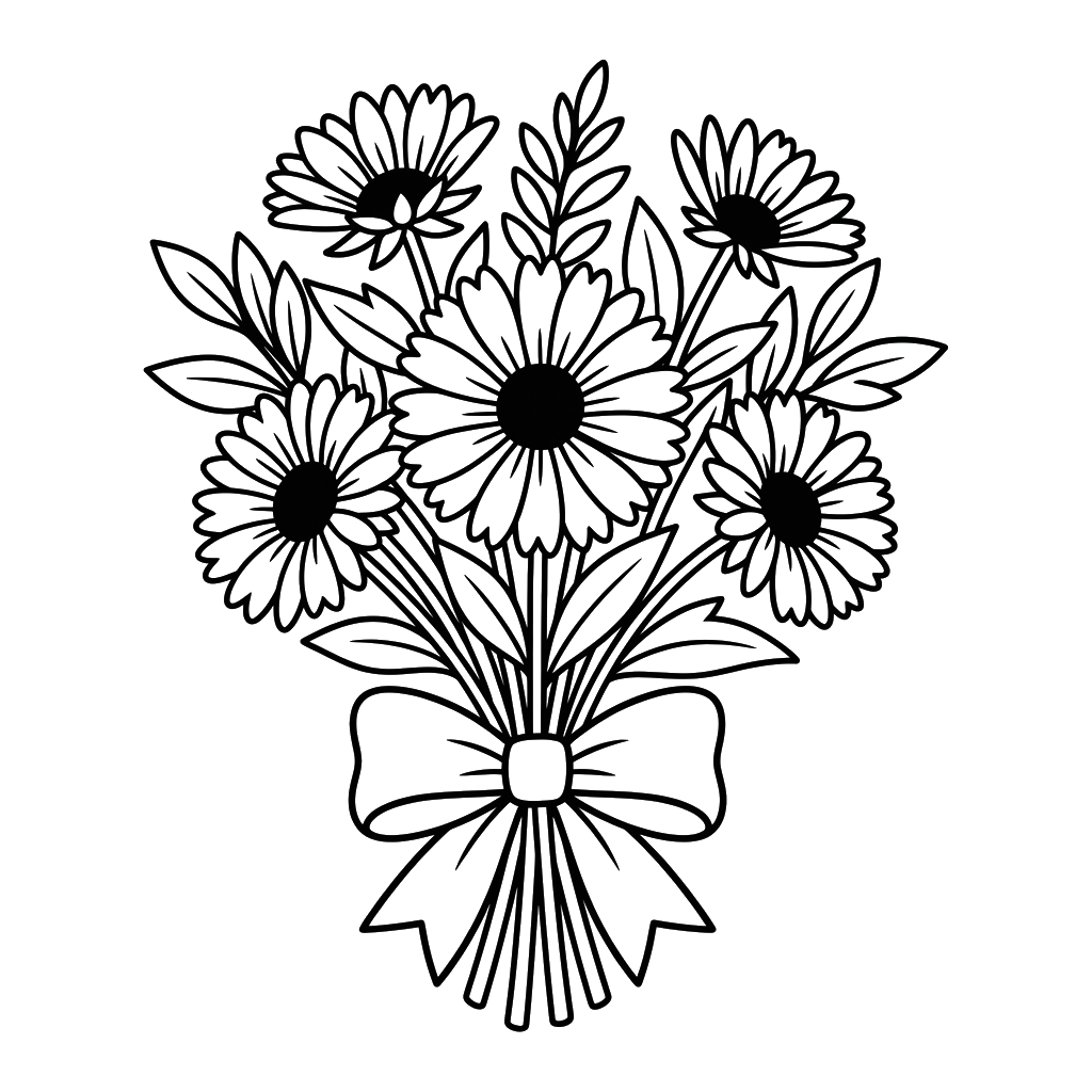 páginas para colorear gratis Gallardia